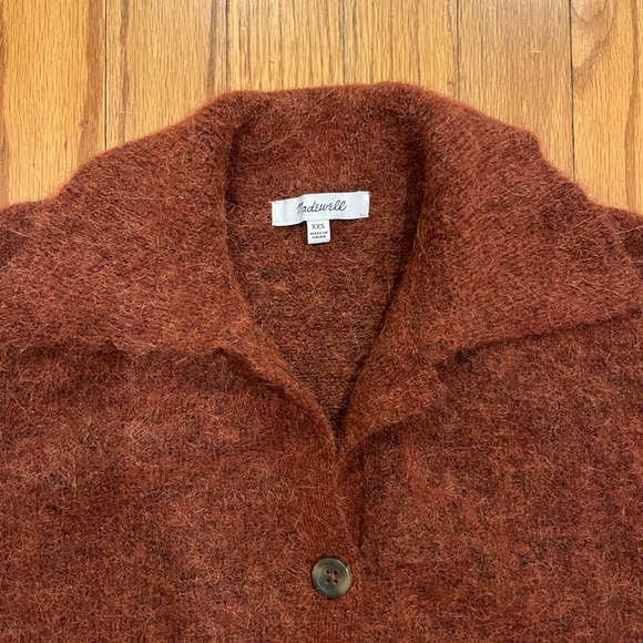 Madewell Carabelle Polo Cardigan Wool Button up Sweater - Picture 4 of 8